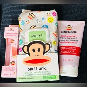 Paul Frank Skin Care Set of: wipes, serum and cream cleanser
